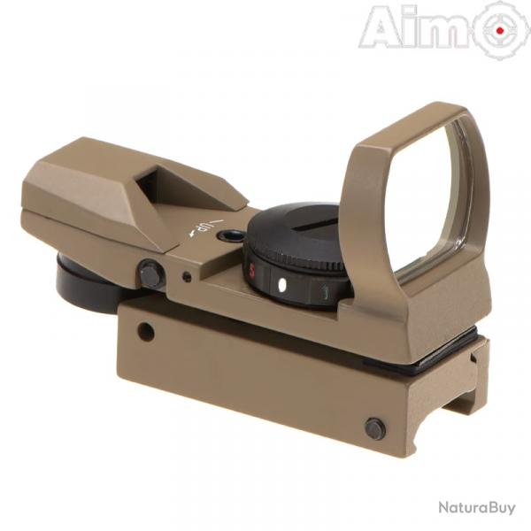 Viseur point rouge et vert multi- rticules, Dark Eath - Aim-O - AO3015-DE