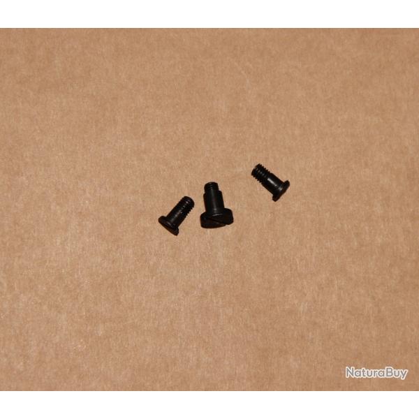 Kit des vis de fixation plaquettes bois extrieures et centrale de revolver Nagant M1895