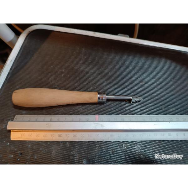 Outil a quadrillage des crosses outil a quadriller les crosse de fusil carabine 2 lignes l1