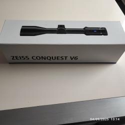 ZEISS - Lunette CONQUEST V6 2.5-15X56 RET. 60 AVEC TOURELLE BALLISTIC ASV-- ILLUMINE'