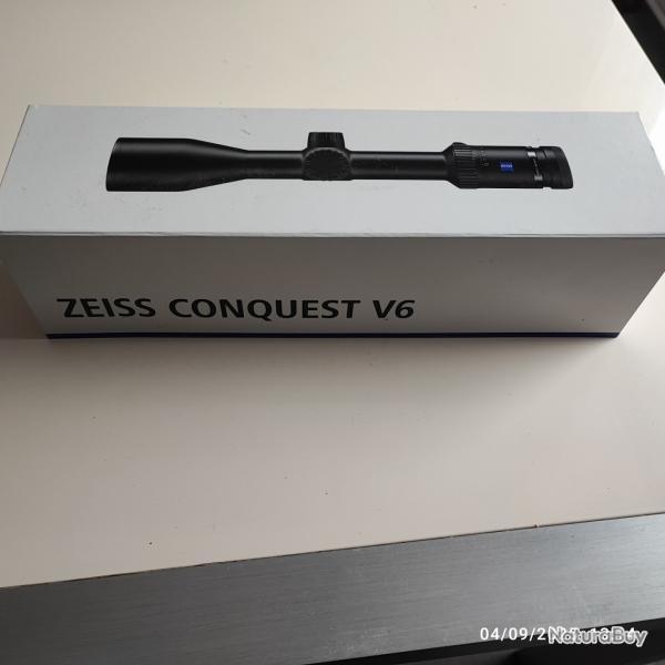 ZEISS - Lunette CONQUEST V6 2.5-15X56 RET. 60 AVEC TOURELLE BALLISTIC ASV-- ILLUMINE'