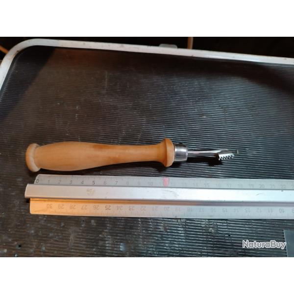 Outil a quadrillage des crosses outil a quadriller les crosse de fusil carabine 2 lignes l5