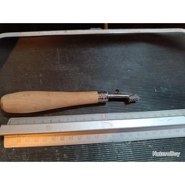 Outil a quadrillage des crosses outil a quadriller les crosse de fusil carabine 2 lignes l6