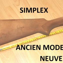 crosse neuve SIMPLEX ancien modèle + plaque de couche MANUFRANCE à vernir - VENDU PAR JEPERCUTE