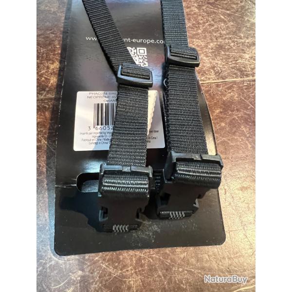 BRETELLE HARNAIS POUR FUSIL NEOPRENE AVEC ATTACHE RAPIDE ORANGE PROHUNT