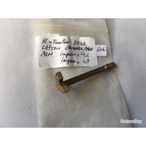 VENDU PAR LE-CUIRASSIER EXTRACTEUR LAITON POUR CARABINE GAUCHER MANU ARM CALIBRE 22 LR