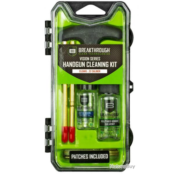 Kit de nettoyage pour pistolet calibre .22 - Solution complte de nettoyage pour armes  feu