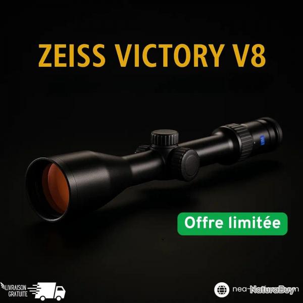 ZEISS VICTORY V8 2.8-20x56 - RTICULE LUMINEUX 60 - FIXATION RAIL