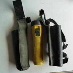 Porte lampe et porte gants pompier d'occasion