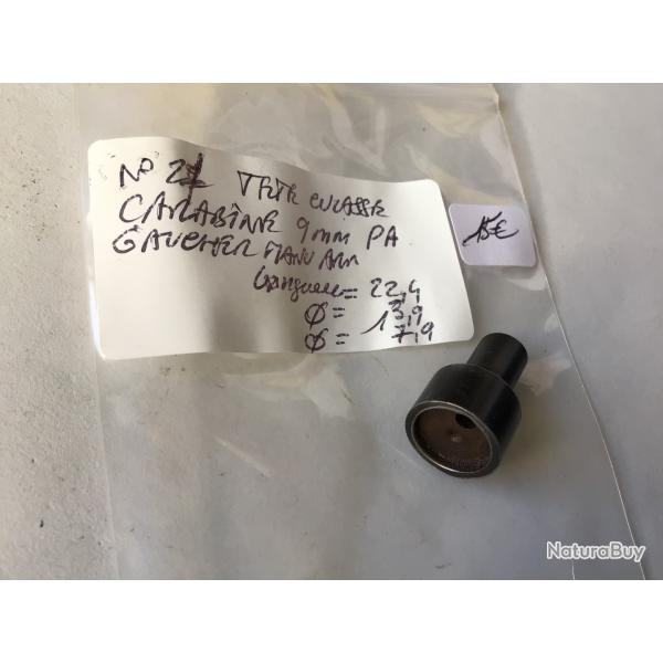 VENDU PAR LE-CUIRASSIER  N27 TTE DE CULASSE POUR CARABINE GAUCHER MANU ARM CALIBRE 9MM