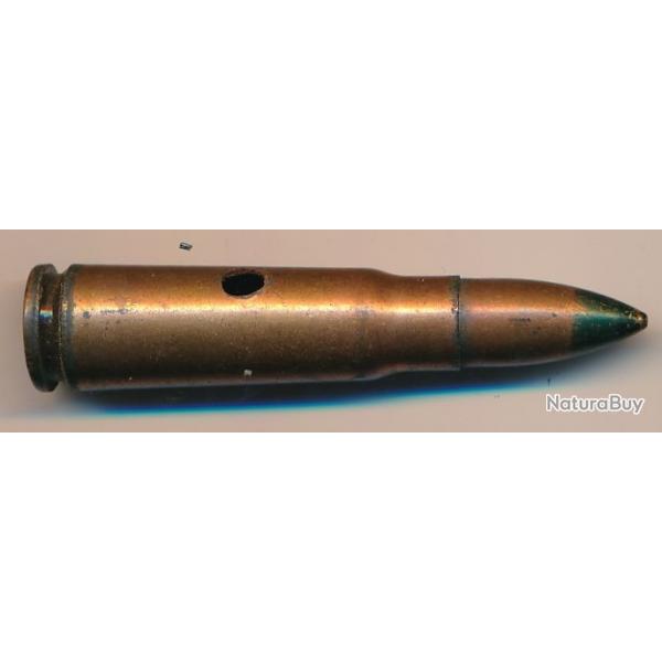 (10870)  Une 7,62x39 Russe   Fabrication URSS  prcoce Traante tui acier cuivr   Marqu. 539 * K *