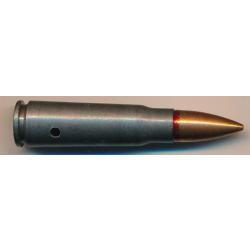 (12295)  Une 7,62x39 Russe   Fabrication HONGRIE étui acier laqué marquage 21 89
