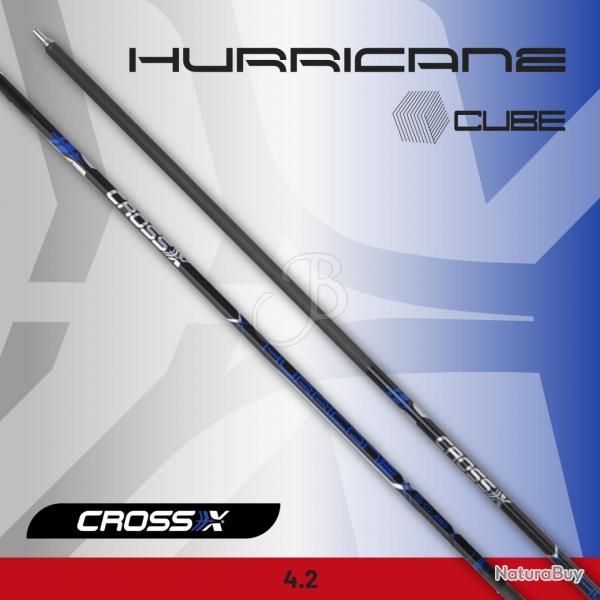 Tube nu pour flche Cross-X Hurricane (par 12) - 400 / 0.003