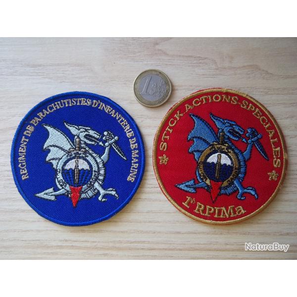 lot militaire 2 cussons 1er rgiment de parachutistes d'infanterie de marine Bayonne