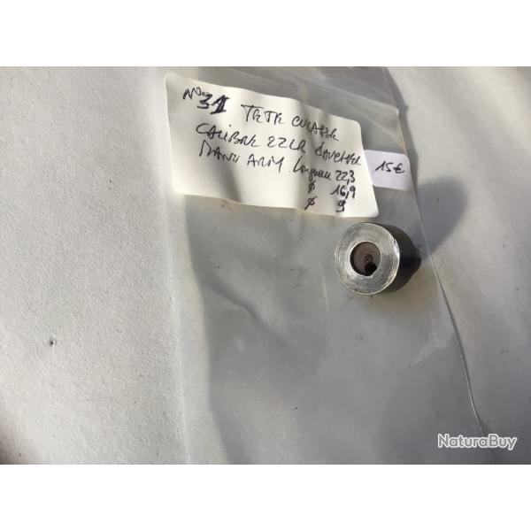 VENDU PAR LE-CUIRASSIER  N31 TTE DE CULASSE CARABINE GAUCHER MANUARM CALIBRE 22LR