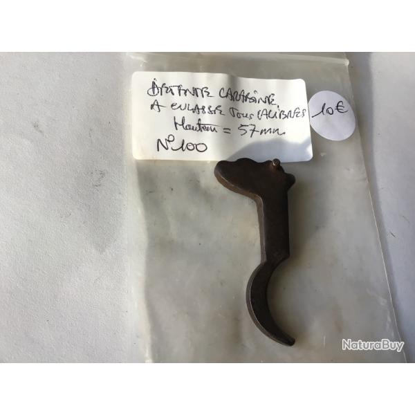 VENDU PAR LE-CUIRASSIER  N100 DETENTE DE CARABINE GAUCHER MANUARM TOUS CALIBRES