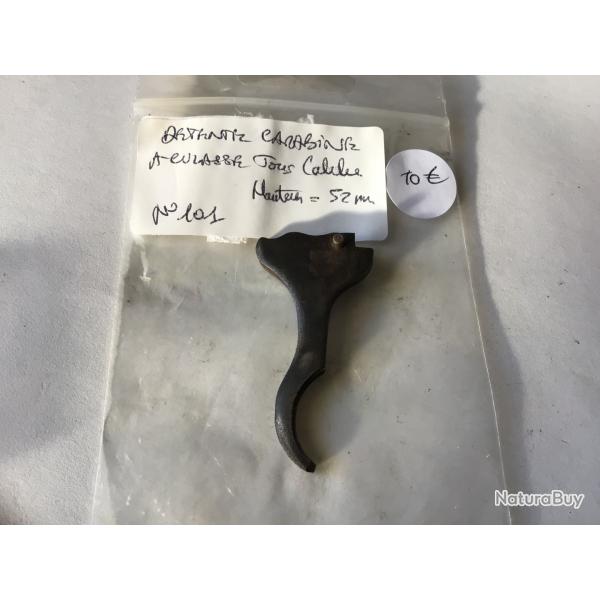 VENDU PAR LE-CUIRASSIER  N101 DETENTE DE CARABINE GAUCHER MANU ARM TOUS CALIBRES