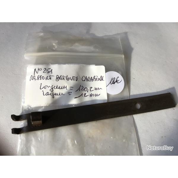 VENDU PAR LE-CUIRASSIER  N°251 RESSORT DE DETENTE CARABINE GAUCHER MANU ARM TOUS CALIBRES