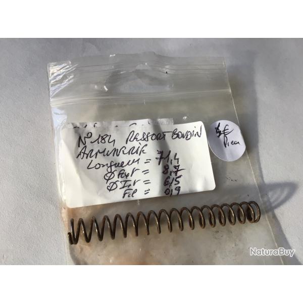 VENDU PAR LE-CUIRASSIER  N184 RESSORT BOUDIN D'ARMURERIE