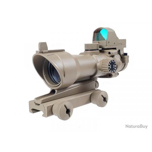 Lunette Acog 4x32 avec Mini Dot TAN - AO5320-DE