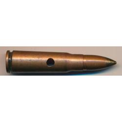 (15587)  Une 7,62x39 Russe fabricationChinoise balle TRACANTE pointe verte  31 64