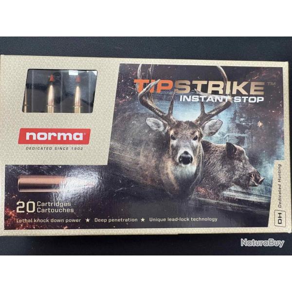 Cartouche NORMA 7mm REM MAG TIPSTRIKE 10,3g/160gr x20