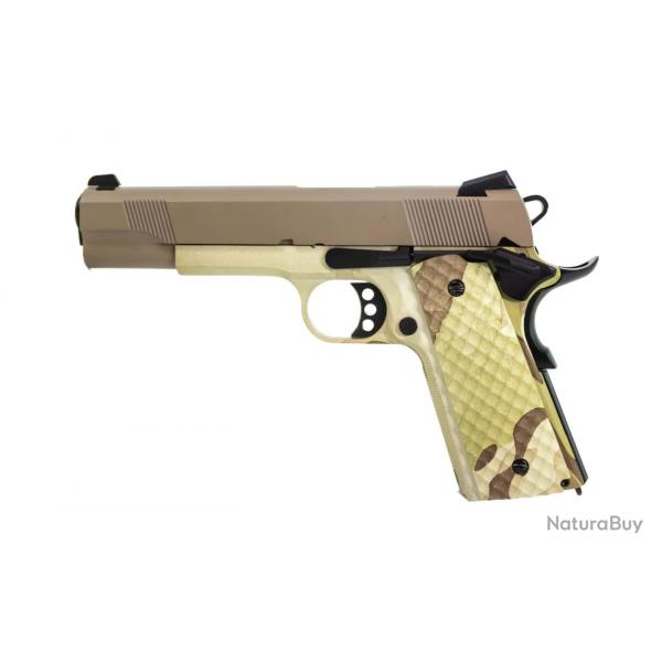 Rplique GBB 1911 MEU Raven full metal Hydro Camo / tan 1,0J