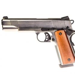 Réplique GBB 1911 MEU Raven full metal gaz Brushed 1,0J