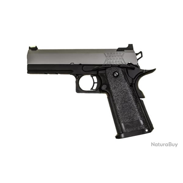 Rplique GBB Raven gaz Hi-Capa 4.3 Noir / Gris 0,9J