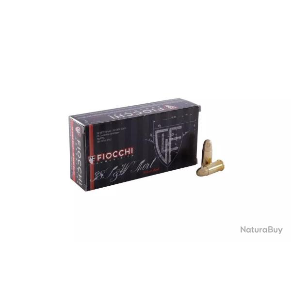 FIOCCHI 38 Smith & Wesson Short - Boite de 50