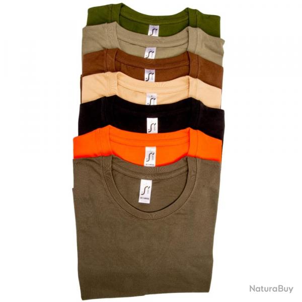 wahoo ! LOT DE 7 TEE SHIRTS COTON SEMAINIER CHASSE