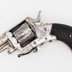 PETIT REVOLVER DE POCHE PUPPY TYPE BULL DOG SA.DA CALIBRE 22 SHORT - BELGIQUE XIXè Très bon  XIX eme