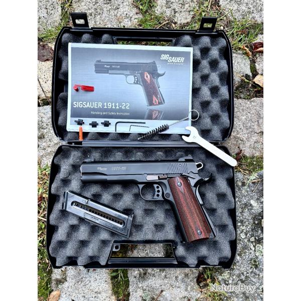 PISTOLET SIG SAUER 1911 22   calibre 22 lr