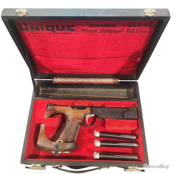 Pistolet UNIQUE DES-VO MKI calibre 22 Short Occasion