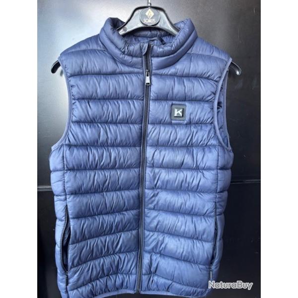 gilet chauffant KYMAXX bleu taille S ne fonctionne plus destockage chasse enchere
