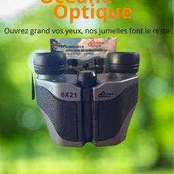 Oc&eacute;ane Optique - Jumelle &agrave; r&eacute;glage automatique 6x21