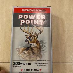 Balles 300 winchester magnum power point