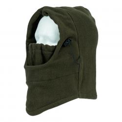 Cagoule polaire grand froid ajustable (Couleur Kaki)
