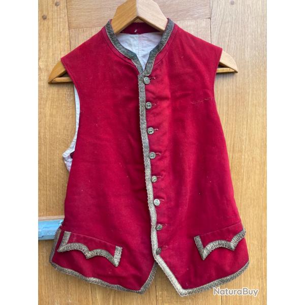 Gilet de vnerie , chasse  cours. Fin XIXme / dbut XXme.