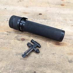Authentique Silencieux Russe PBS-1 pour AK47 / AKM + hausse spécifique - 01377