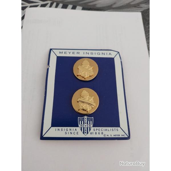 Lot de Collars officier arme us CIVIL AFFAIRS ORIGINAL