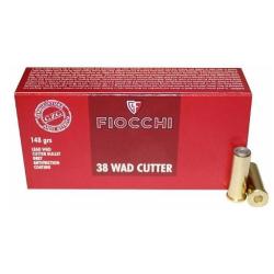 MUNITIONS FIOCCHI 38SP WC 148GR X50