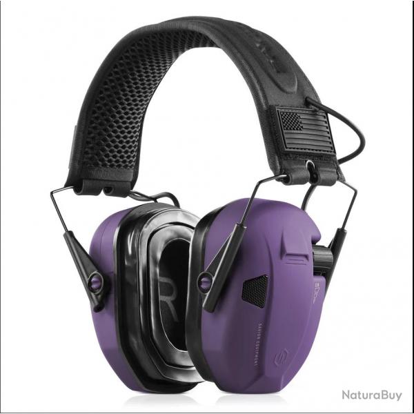 Savior Casque Antibruit Electroniques Violet