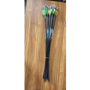 Lot De 8 Flèches De Tir à L'arc - Occasion - 30" - Embouts Laiton - Longbow