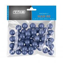 Munition Umarex T4E Billes PEINTURE BLEUE CAL.68 X50