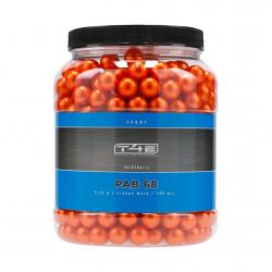 Munition Umarex T4E Billes PEINTURE BIO ORANGE CAL.68 SPORT PAB 68 X500