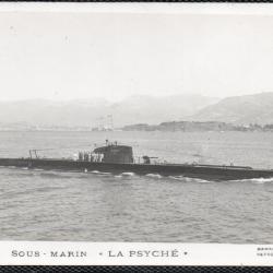 CPA - MARINE DE GUERRE  -SOUS - MARIN " LA PSYCHE " N&deg;1460