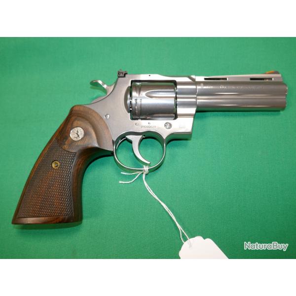 Revolver COLT PYTHON 38/357 INOX canon de 4" de 2021, en tat proche du neuf