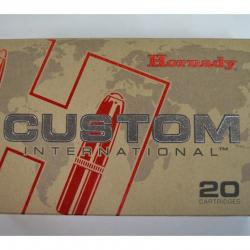 1 BOITE DE 20 MUNITIONS HORNADY CUSTOM INTERNATIONAL CALIBRE 9.3X62 INTERLOCK 286GR/18.5G NEUVE