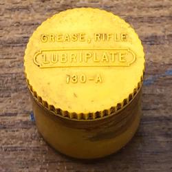 petit pot de graisse réglementaire pour fusil Garand M1  original US WW2 fouille normandie !